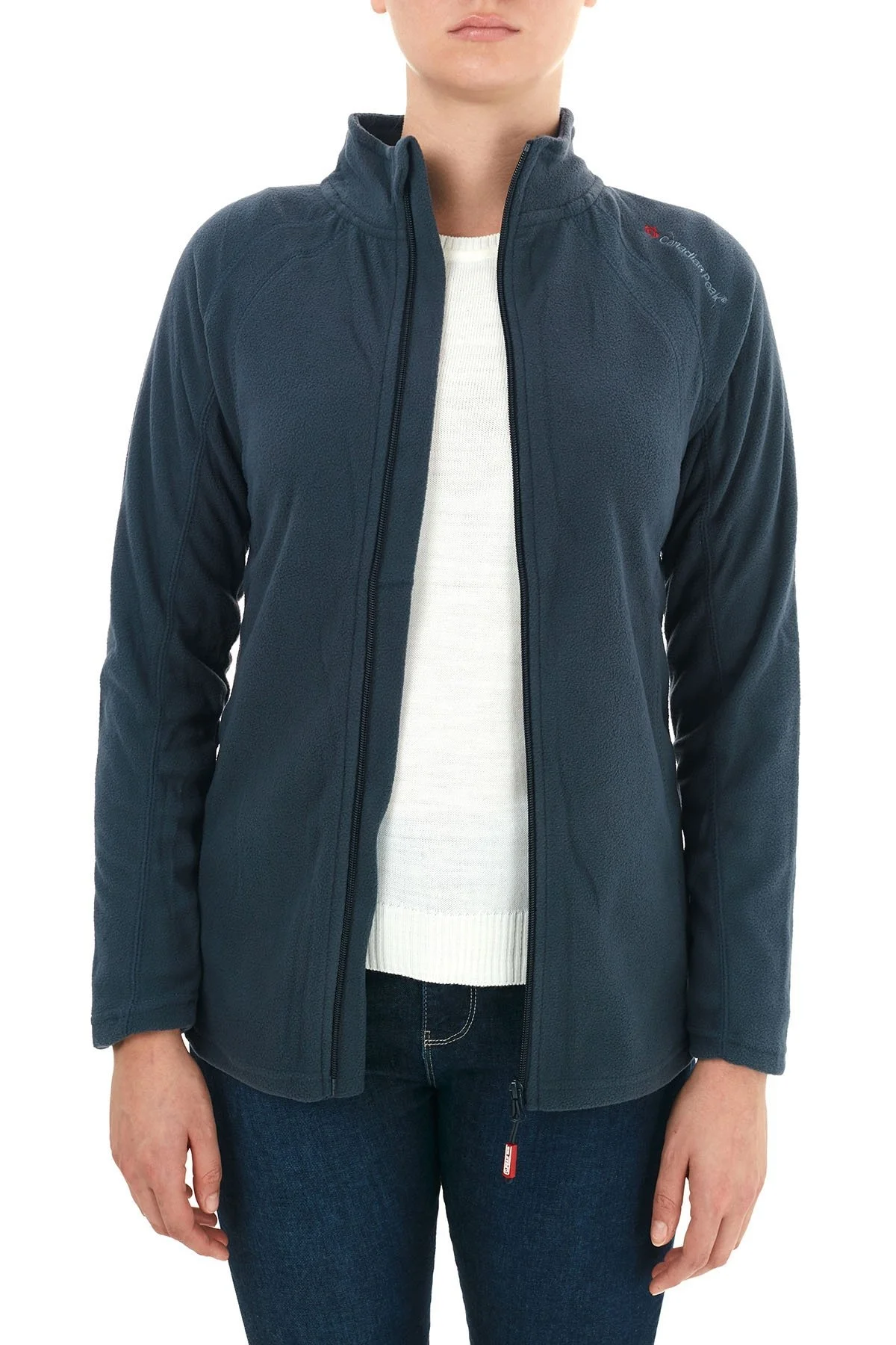 Canadian Peak Yumuşak Dokulu Outdoor Bayan Polar USTENCIA LACİVERT - 5