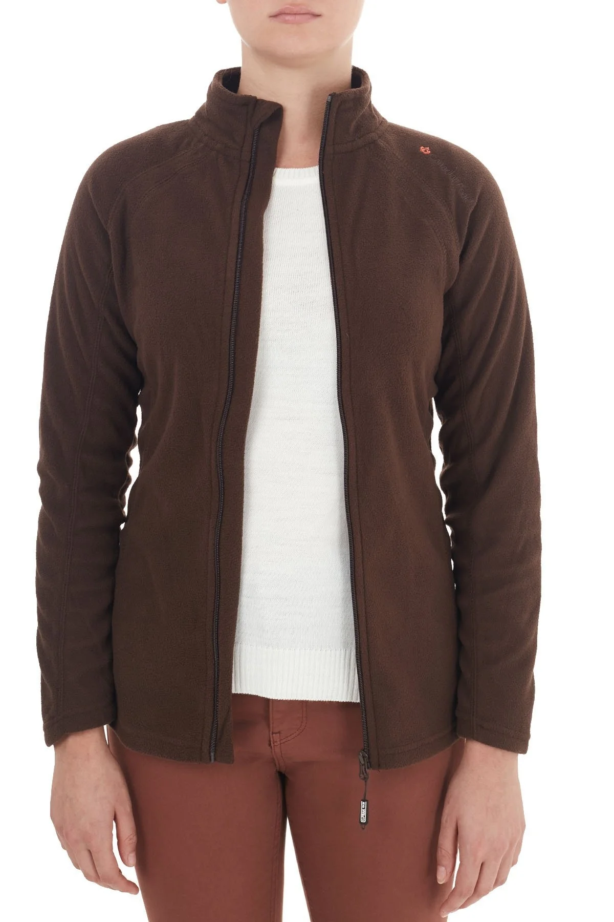 Canadian Peak Yumuşak Dokulu Outdoor Bayan Polar USTENCIA KOYU KAHVE - 5