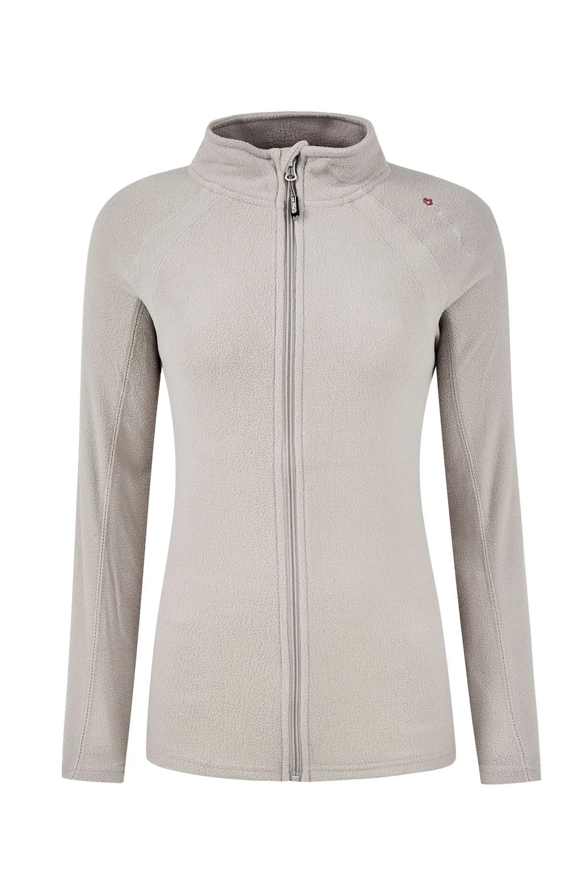 Canadian Peak Yumuşak Dokulu Outdoor Bayan Polar USTENCIA AÇIK GRİ - 1