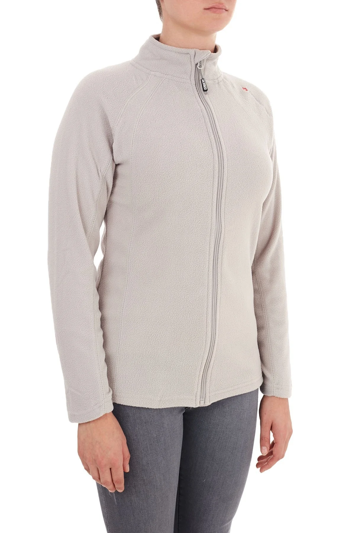 Canadian Peak Yumuşak Dokulu Outdoor Bayan Polar USTENCIA AÇIK GRİ - 4