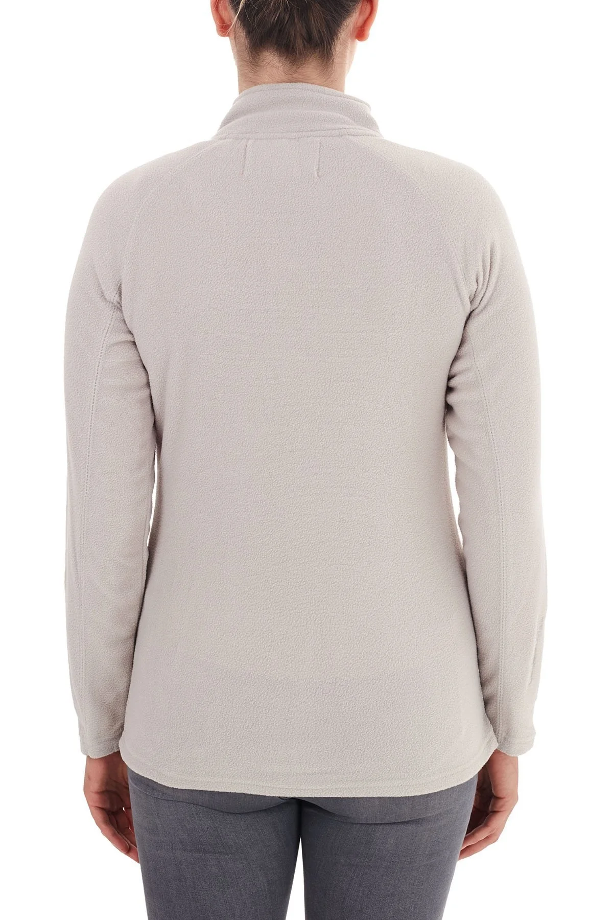 Canadian Peak Yumuşak Dokulu Outdoor Bayan Polar USTENCIA AÇIK GRİ - 6