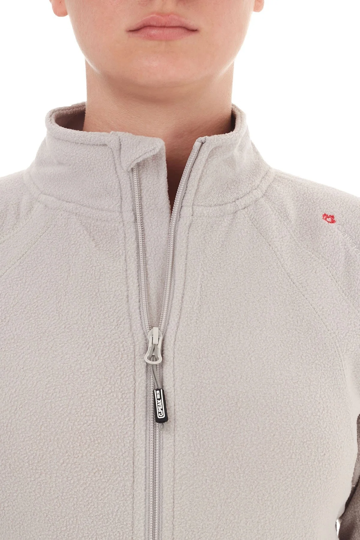 Canadian Peak Yumuşak Dokulu Outdoor Bayan Polar USTENCIA AÇIK GRİ - 7