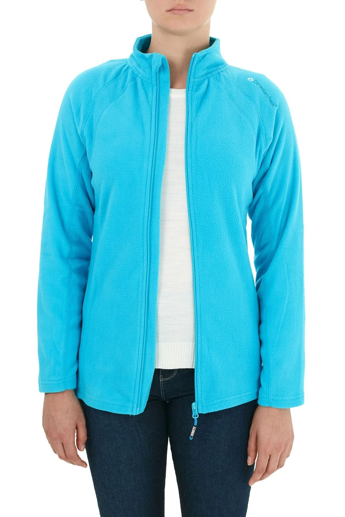 Canadian Peak Yumuşak Dokulu Outdoor Bayan Polar USTENCIA TURKUAZ - 4