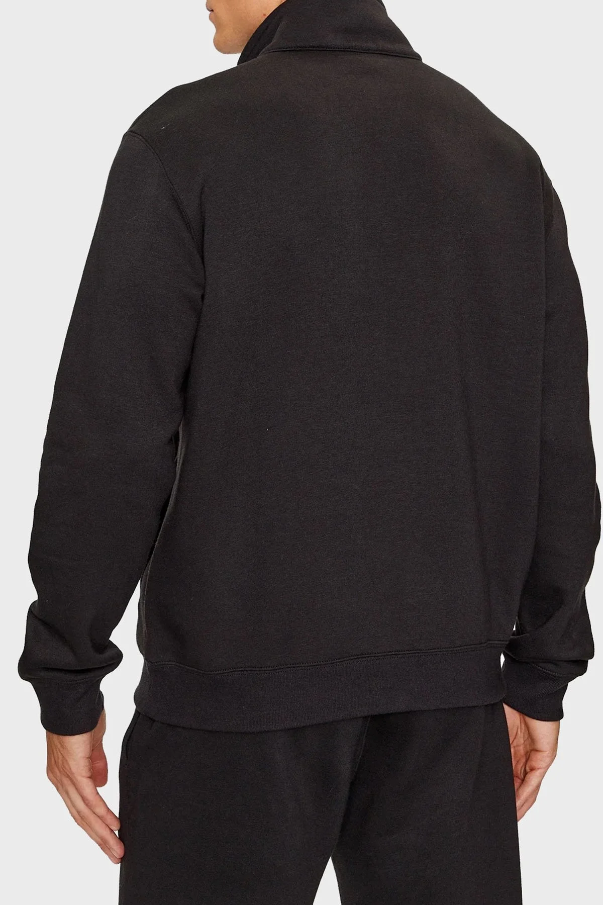 Champion Comfort Fit İçi Polarlı Yarım Fermuarlı Erkek Sweat 219213 NBK KK001 SİYAH - 2