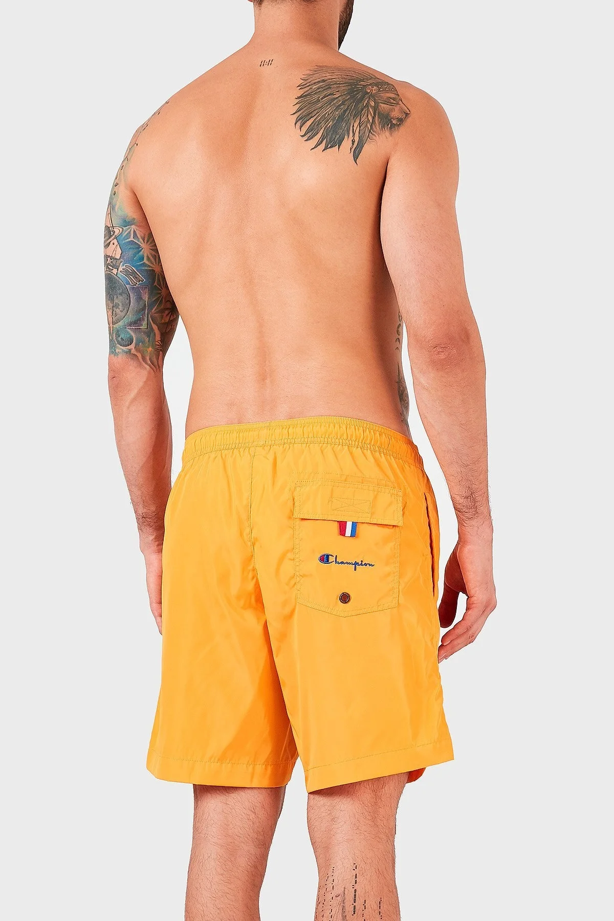 Champion Belden Bağlamalı Regular Fit Erkek Mayo Short 214458 ZNN OS030 TURUNCU - 5