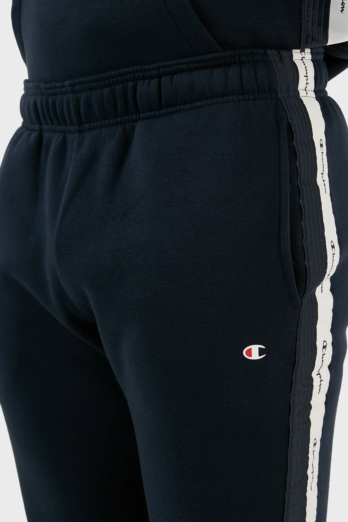 Champion Jakar Bantlı İçi Polarlı Regular Fit Jogger Erkek Pantolon 219096 NNY BS501 LACİVERT - 5