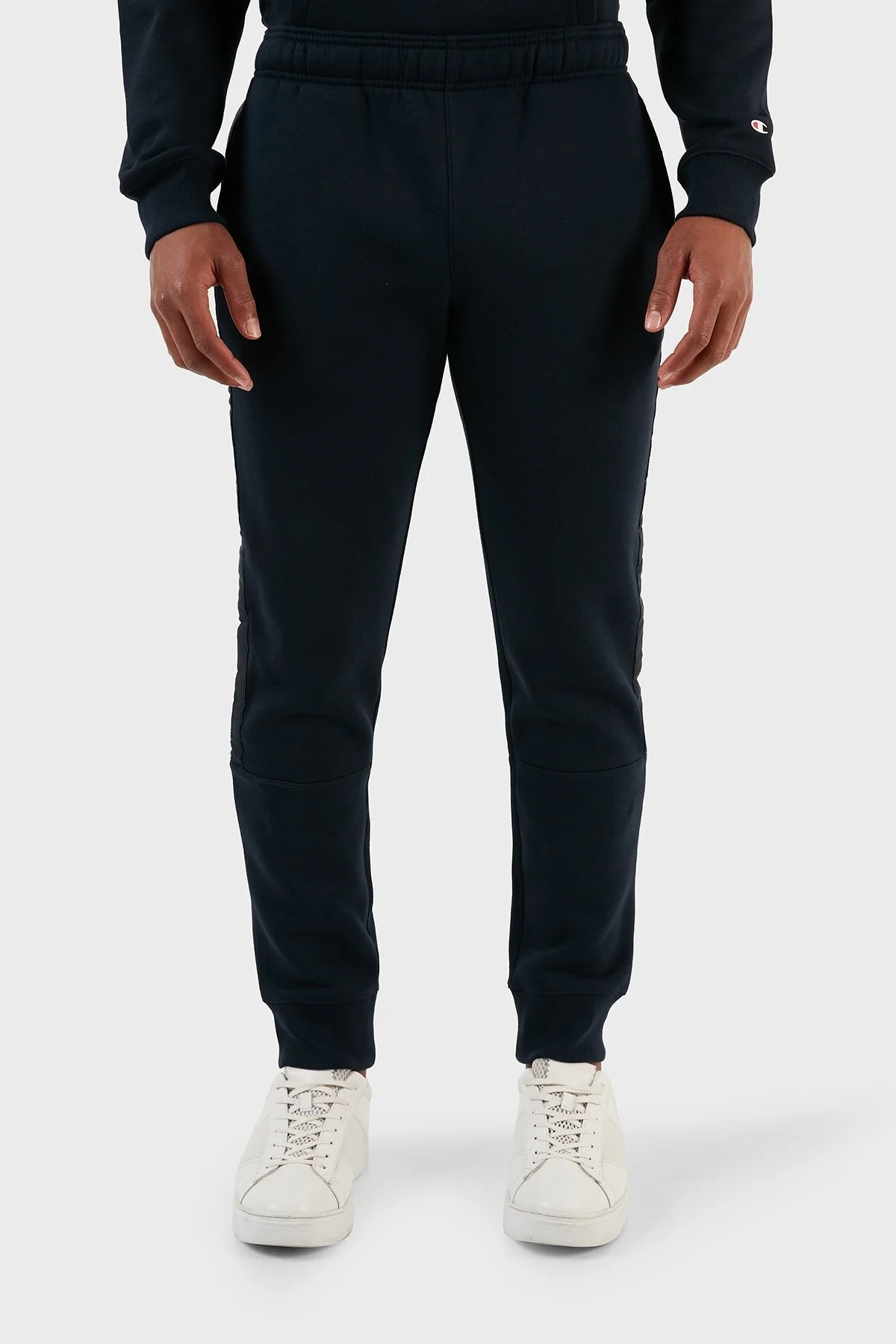 Champion Jakar Bantlı İçi Polarlı Regular Fit Jogger Erkek Pantolon 219096 NNY BS501 LACİVERT - 6