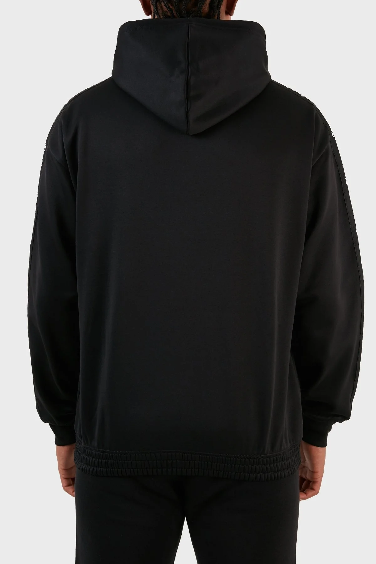 Champion Jakar Bantlı Kapüşonlu İçi Polarlı Custom Fit Erkek Sweat 219104 NBK KK001 SİYAH - 2