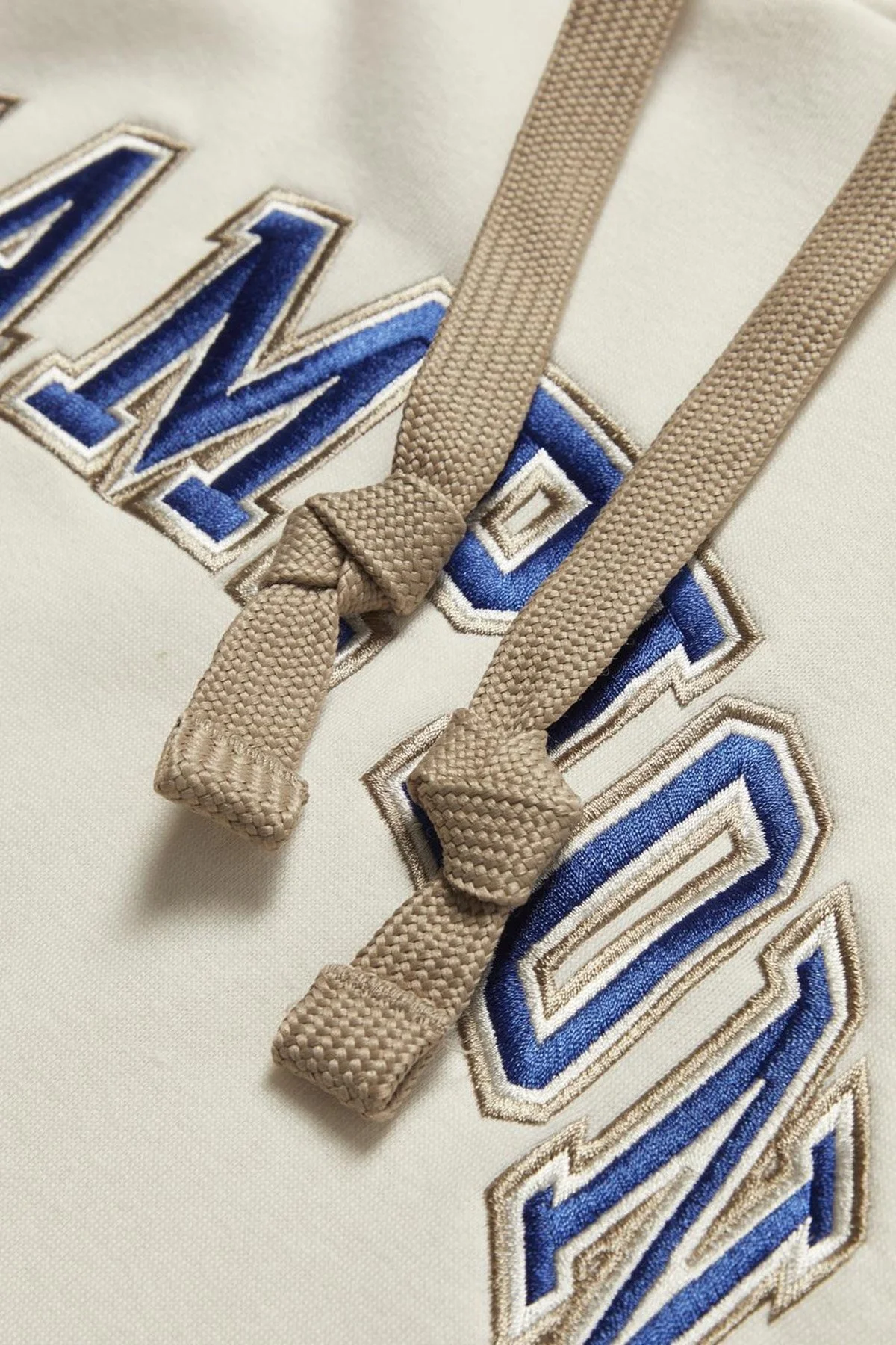 Champion Logo İşlemeli Kapüşonlu İçi Polarlı Relaxed Fit Erkek Sweat 219174 WSW WW034 BEJ - 4