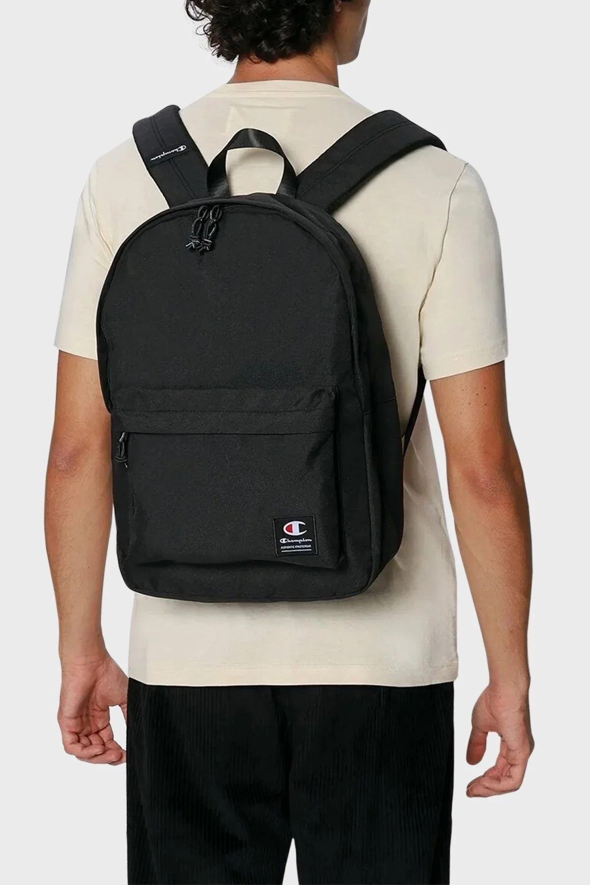 Champion Logolu Ayarlanabilir Askılı Unisex Sırt Çantası 802345 NBK KK001 SİYAH - 3