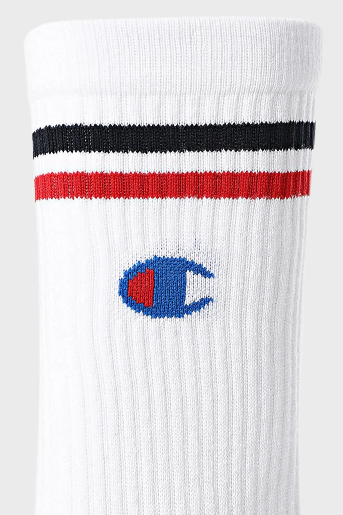 Champion Logolu Pamuklu 3 Pack Unisex Çorap U20113 WHT/WHT/WHT WW001 BEYAZ - 2