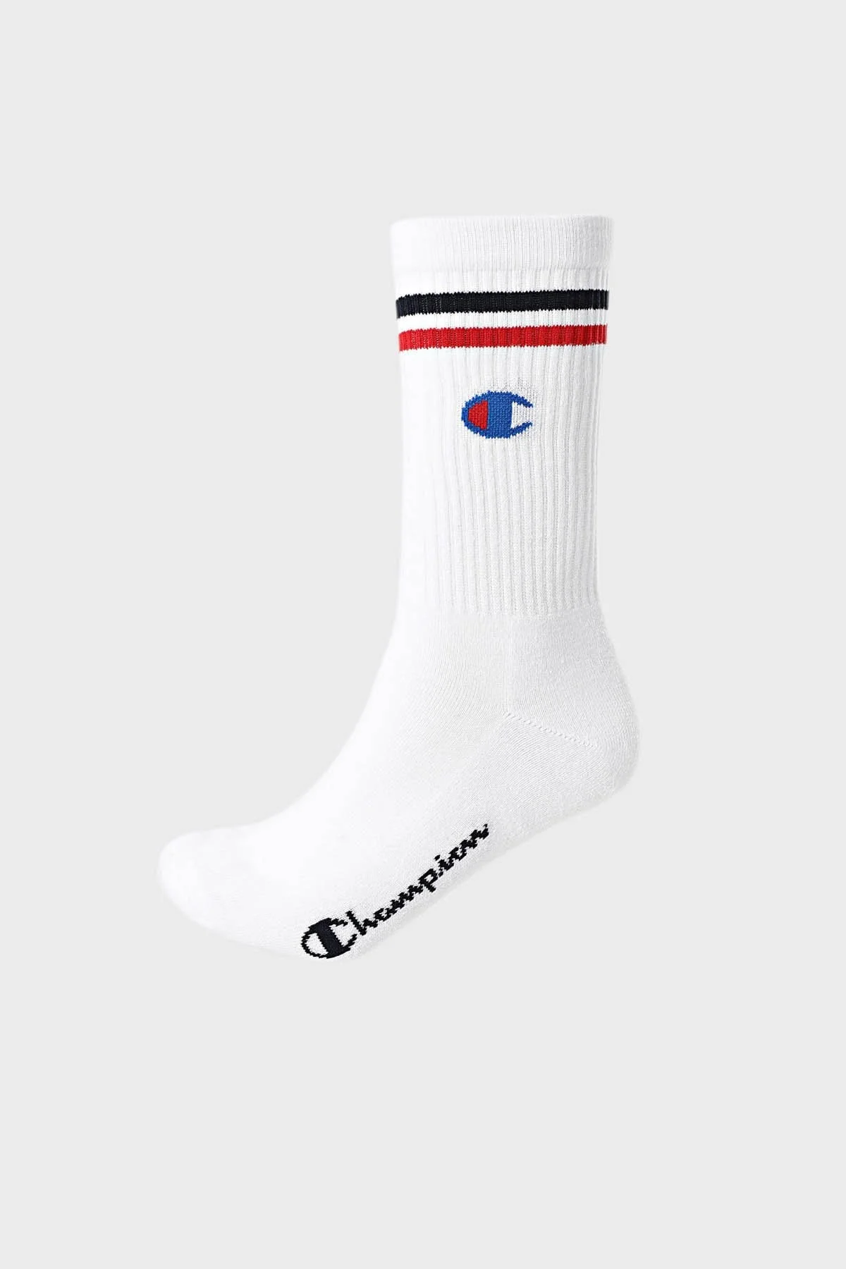 Champion Logolu Pamuklu 3 Pack Unisex Çorap U20113 WHT/WHT/WHT WW001 BEYAZ - 3