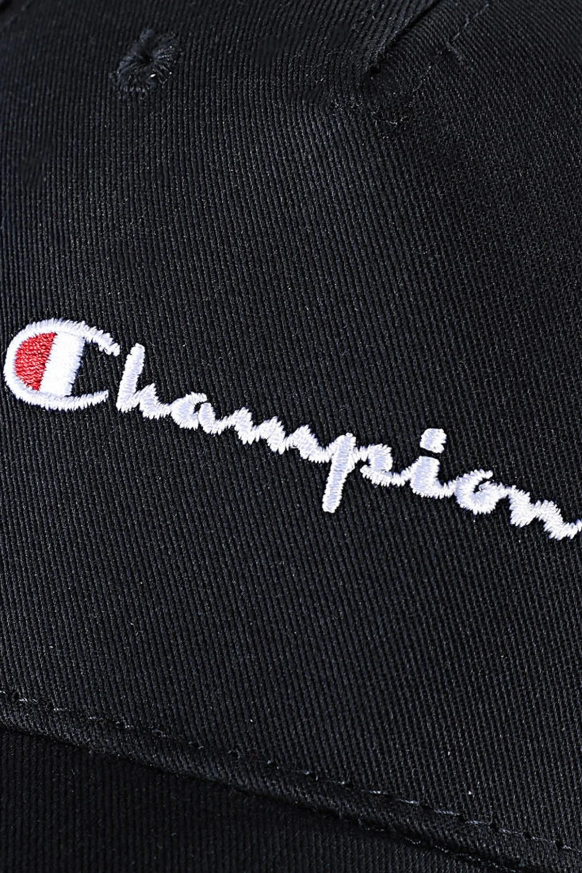 Champion Logolu Pamuklu Unisex Şapka 802410 NBK KK001 SİYAH - 2
