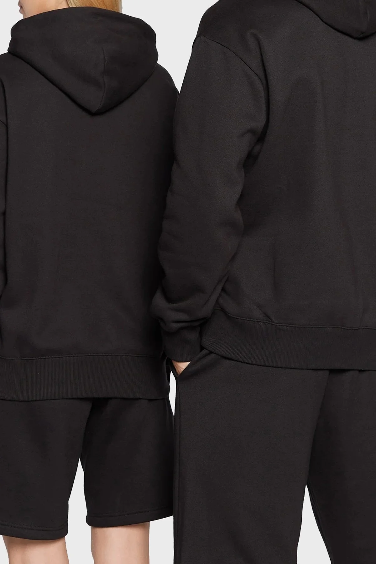 Champion Logolu Regular Ft Kapüşonlu Kanguru Cepli Pamuklu Unisex Sweat 217780 KK 003 SİYAH - 8