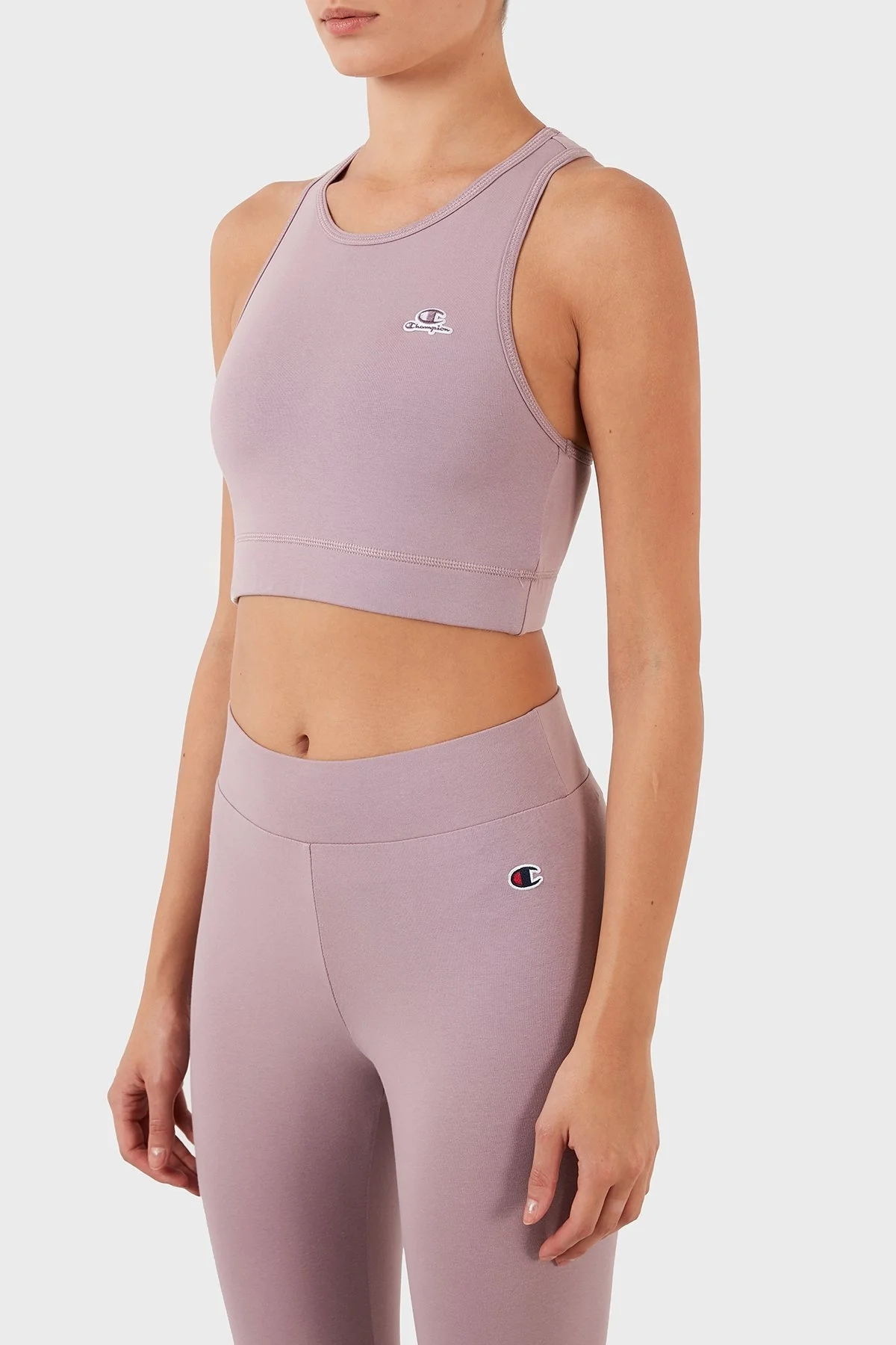 Champion Logolu Slim Fit Spor Bayan Sütyen 115546 EBYPS 162 LİLA - 2