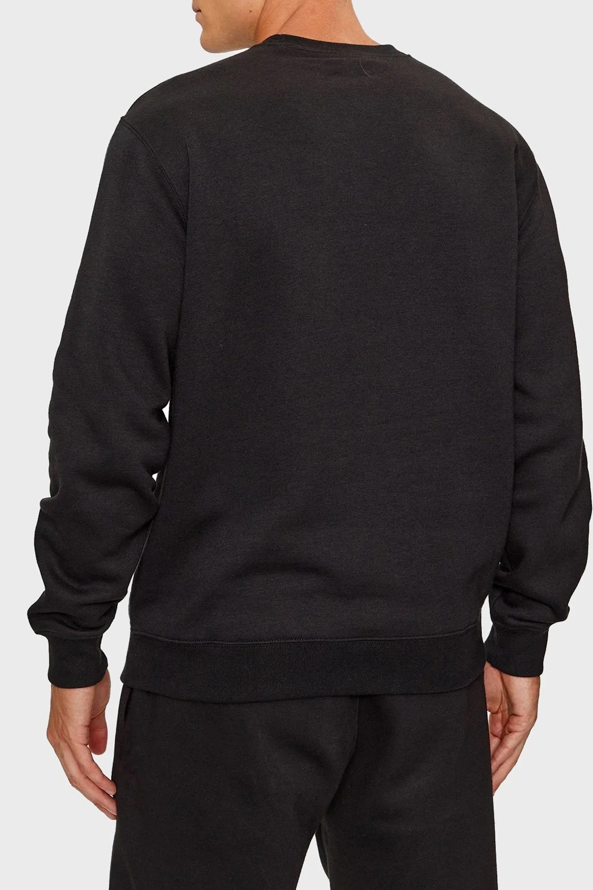 Champion Pamuklu Comfort Fit İçi Polarlı Bisiklet Yaka Erkek Sweat 219204 NBK KK001 SİYAH - 2