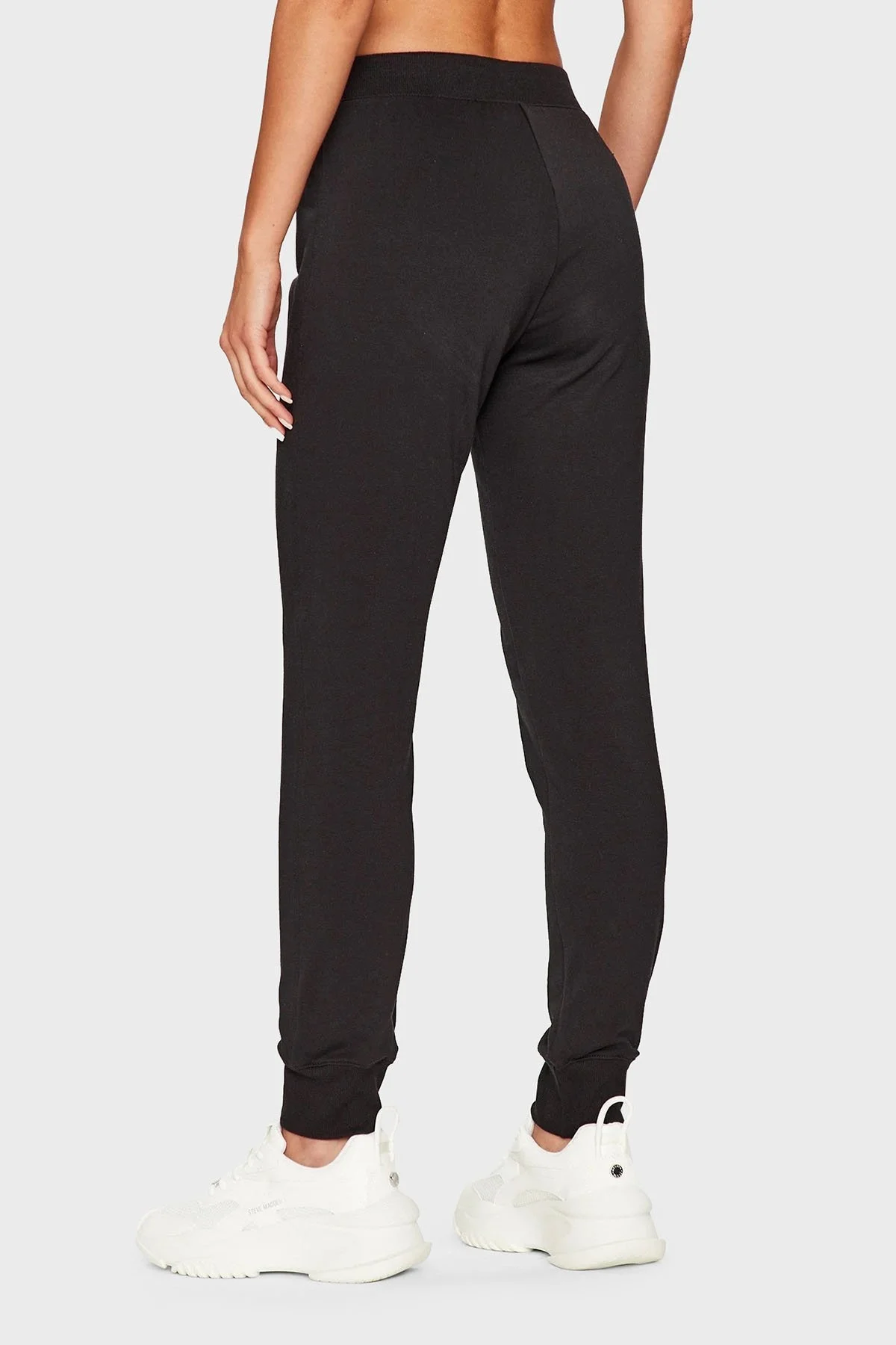 Champion Pamuklu İçi Polarlı Jogger Spor Bayan Pantolon 116605 NBK KK001 SİYAH - 3