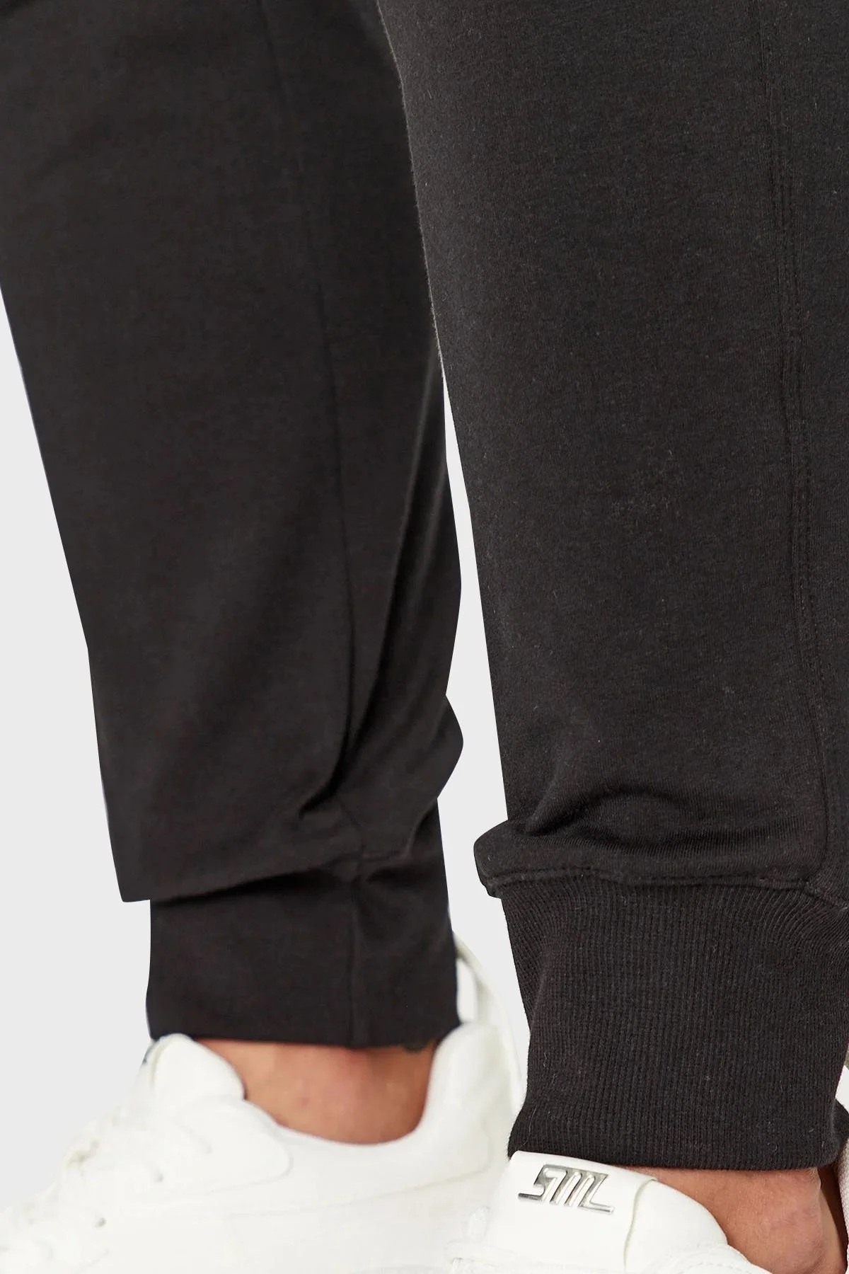 Champion Pamuklu İçi Polarlı Jogger Spor Bayan Pantolon 116605 NBK KK001 SİYAH - 4