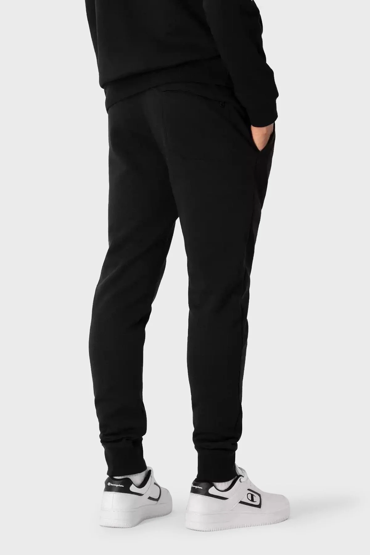 Champion Pamuklu Normal Bel Slim Fit İçi Polarlı Spor Erkek Pantolon 218344 NBK KK001 SİYAH - 2