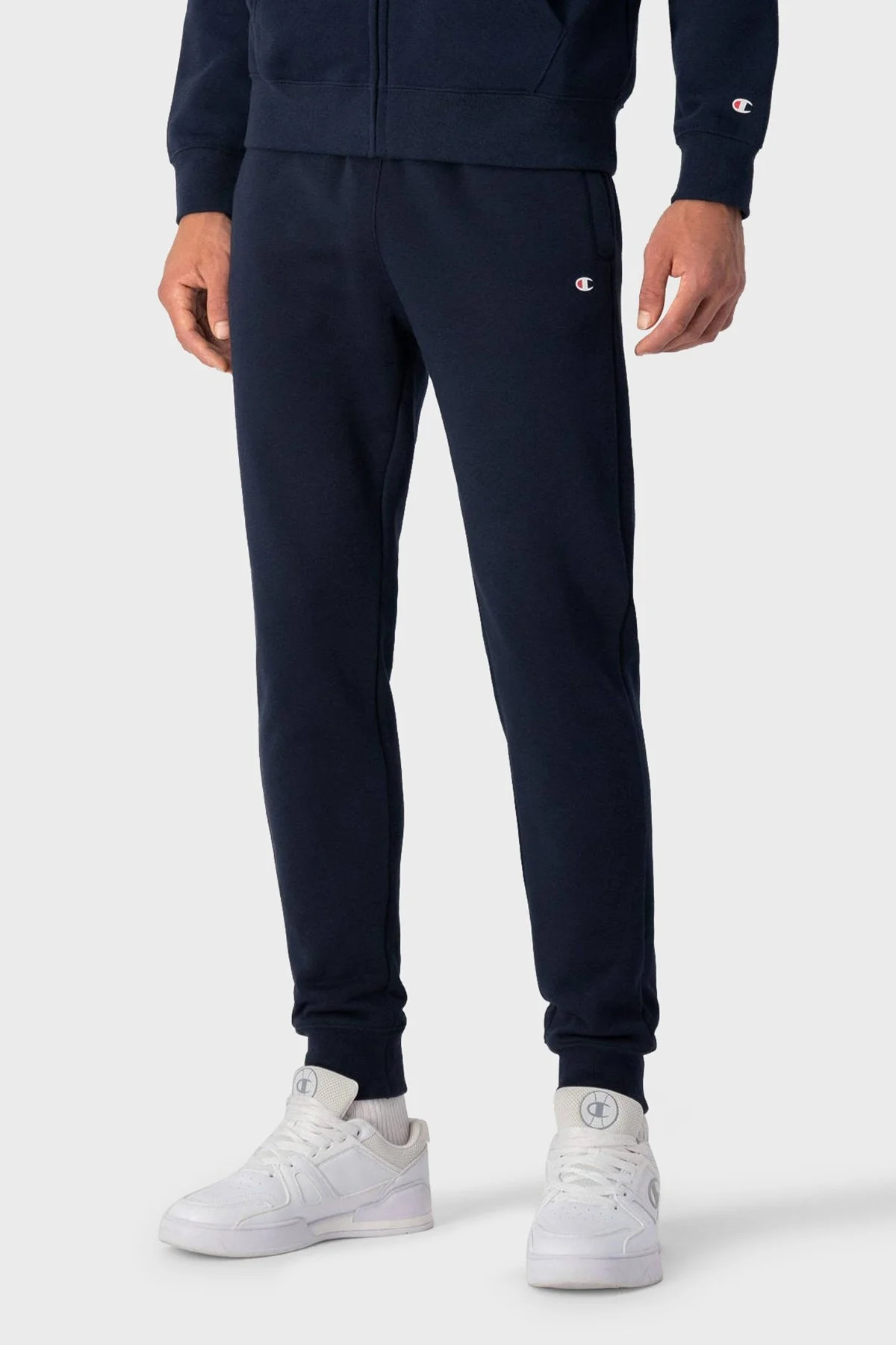 Champion Pamuklu Normal Bel Slim Fit İçi Polarlı Spor Erkek Pantolon 218344 NNY BS501 LACİVERT - 1