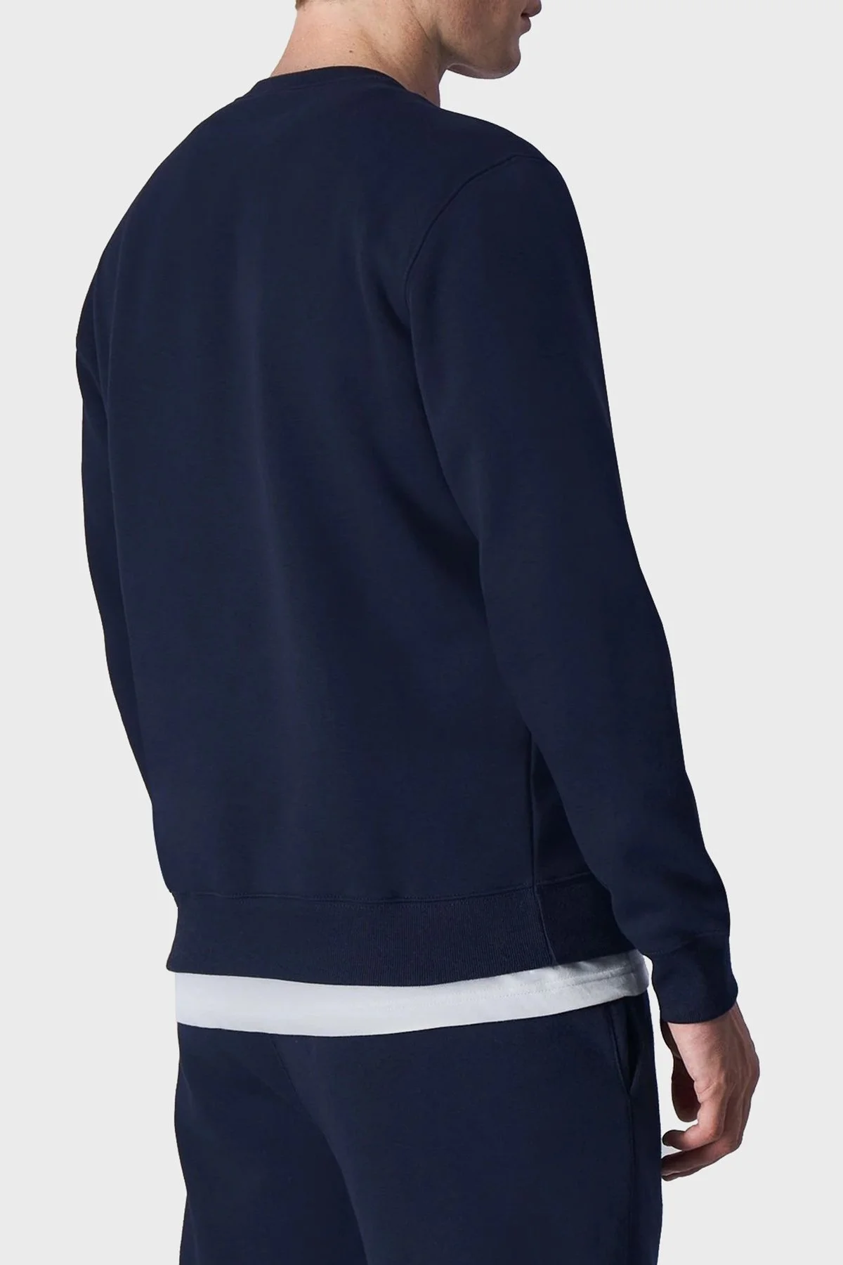 Champion Pamuklu Regular Fit İçi Polarlı Bisiklet Yaka Erkek Sweat 219209 NNY BS501 LACİVERT - 2