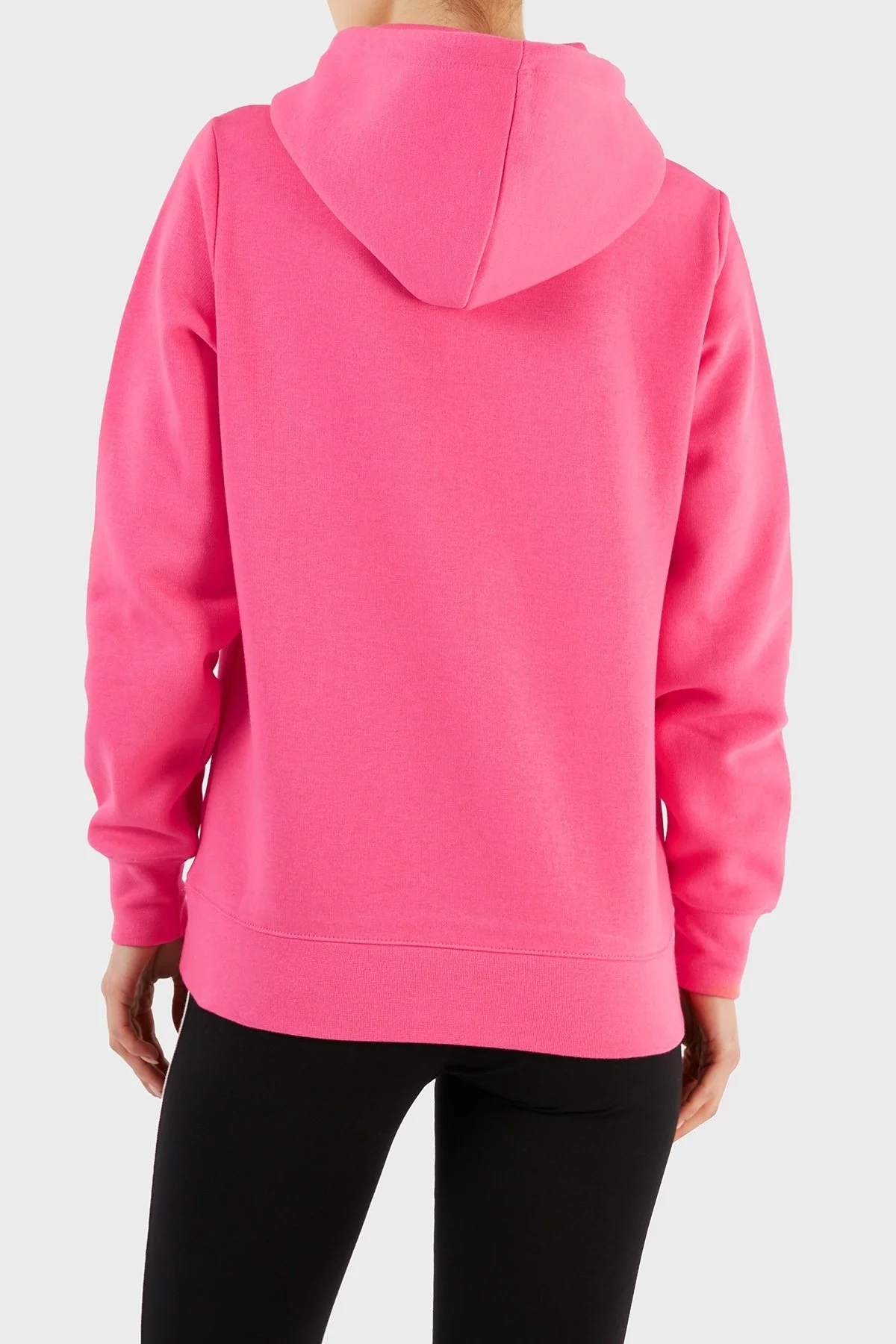 Champion Pamuklu Regular Fit İçi Polarlı Kapüşonlu Bayan Sweat 116579 PIP PS083 FUŞYA - 2