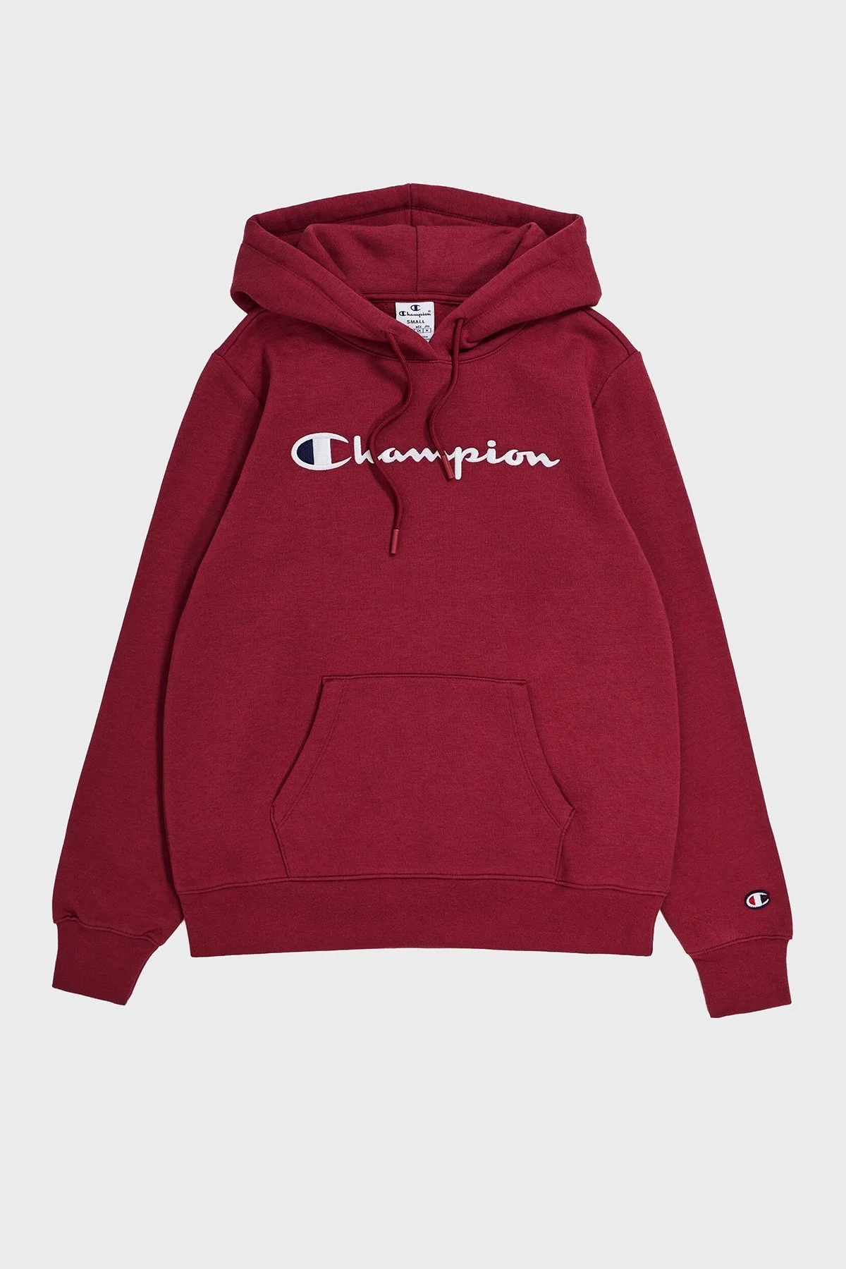 Champion Pamuklu Regular Fit İçi Polarlı Kapüşonlu Bayan Sweat 116579 TBR RS508 BORDO - 5