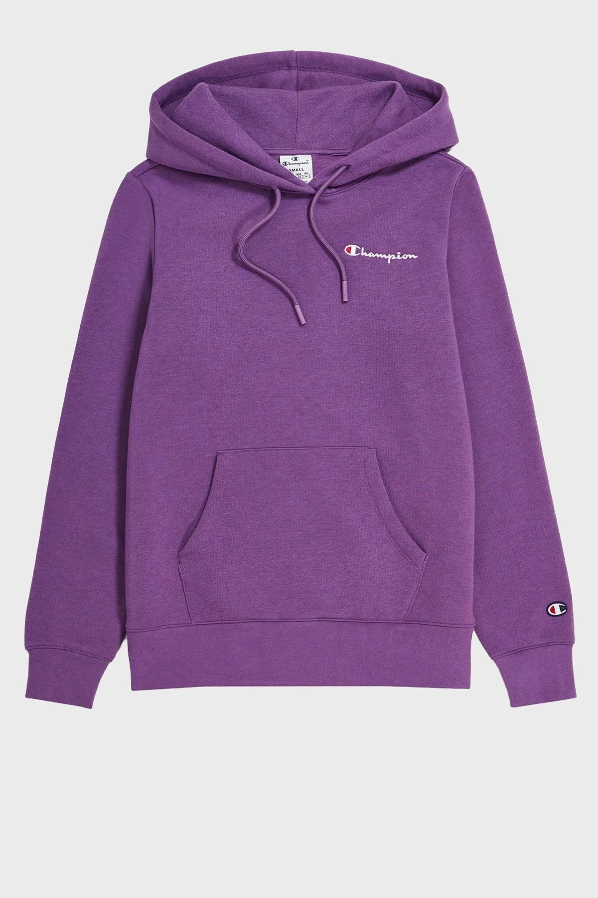 Champion Pamuklu Regular Fit İçi Polarlı Kapüşonlu Bayan Sweat 116580 SET VS005 MOR - 5