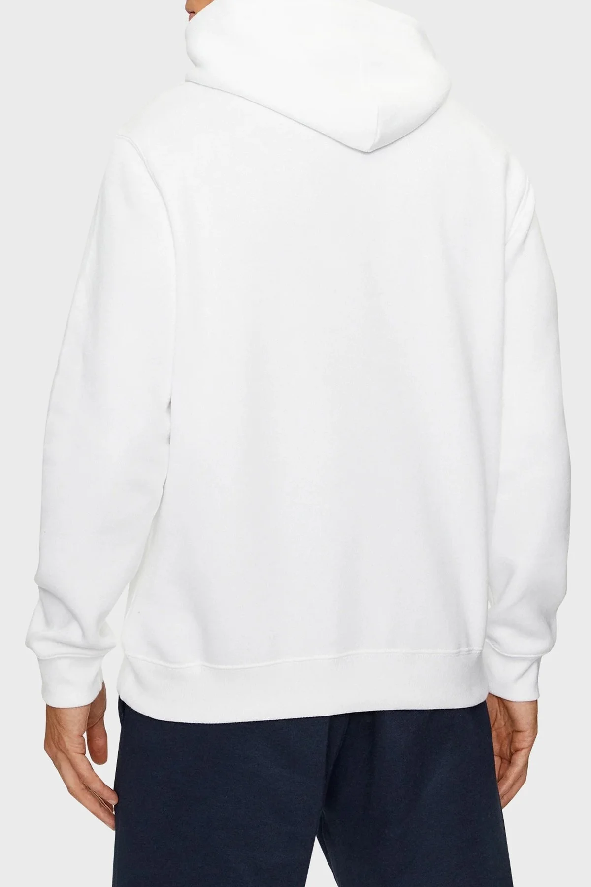 Champion Pamuklu Regular Fit İçi Polarlı Kapüşonlu Erkek Sweat 219203 WHT WW001 BEYAZ - 2