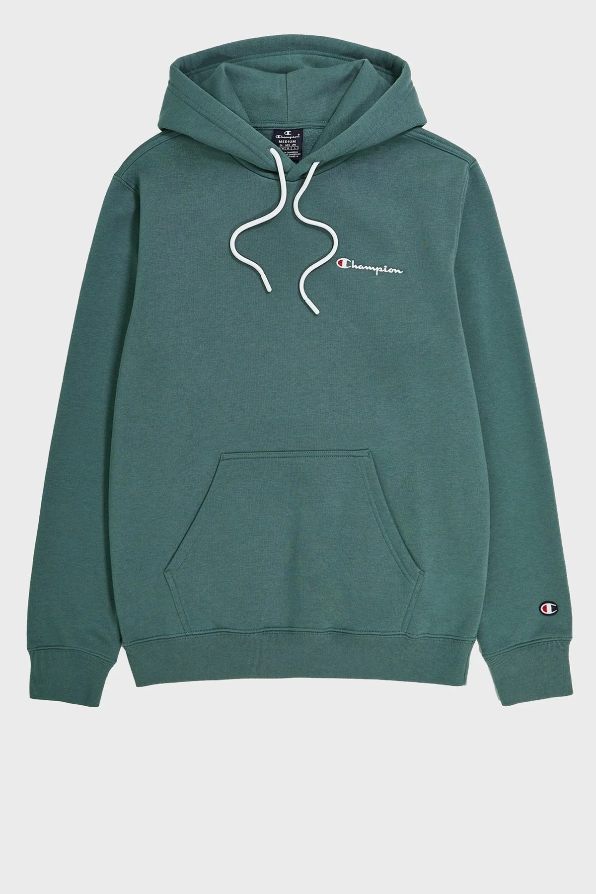 Champion Pamuklu Regular Fit İçi Polarlı Kapüşonlu Erkek Sweat 219208 BLG GS510 HAKİ - 5