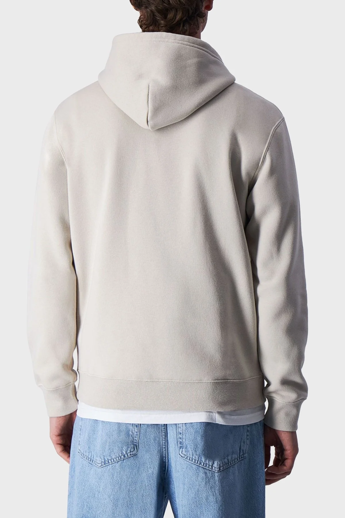 Champion Pamuklu Regular Fit İçi Polarlı Kapüşonlu Erkek Sweat 219208 SVL ES057 BEJ - 2