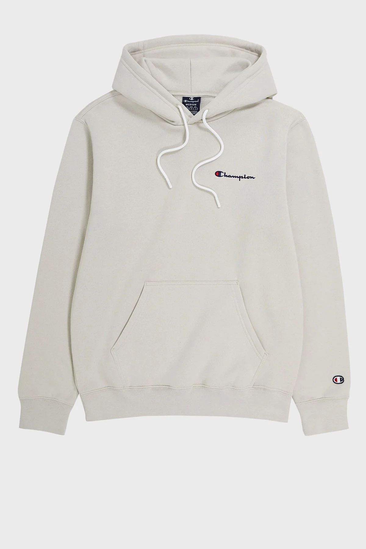 Champion Pamuklu Regular Fit İçi Polarlı Kapüşonlu Erkek Sweat 219208 SVL ES057 BEJ - 5