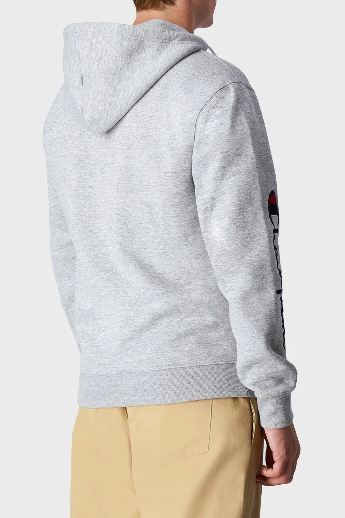 Champion Pamuklu Regular Fit İçi Polarlı Kapüşonlu Erkek Sweat 219211 NOXM EM021 GRİ - 2
