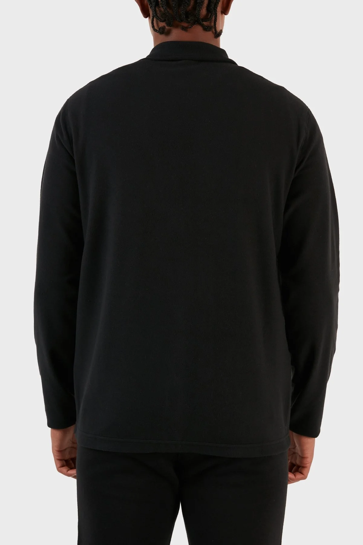 Champion Regular Fit Fermuarlı Yumuşak Dokuma Mikro Polar Erkek Sweat 219892 NBK KK001 SİYAH - 2