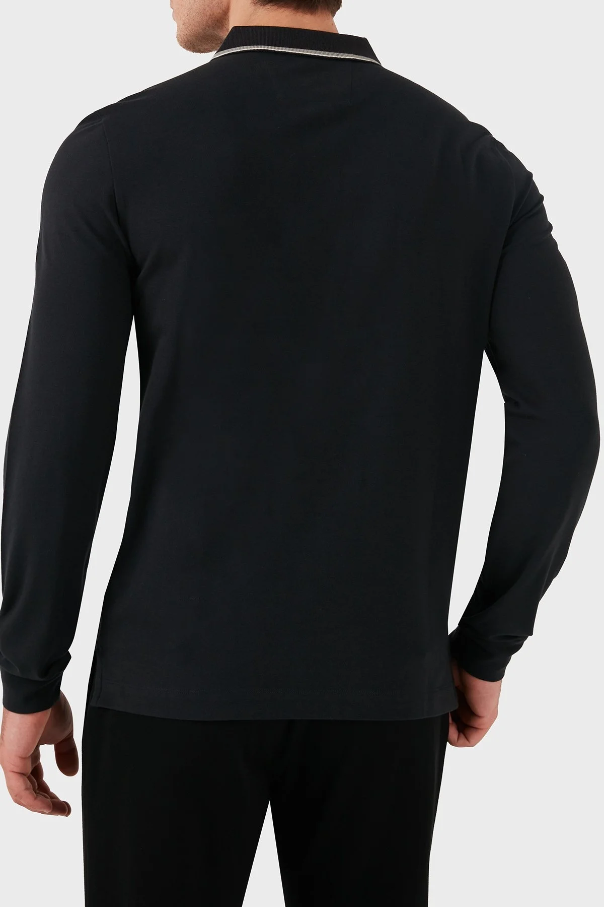 C.P Company Logolu Pamuklu Erkek Polo Yaka Sweat 05CMPL041A 005263W 392 LACİVERT - 2