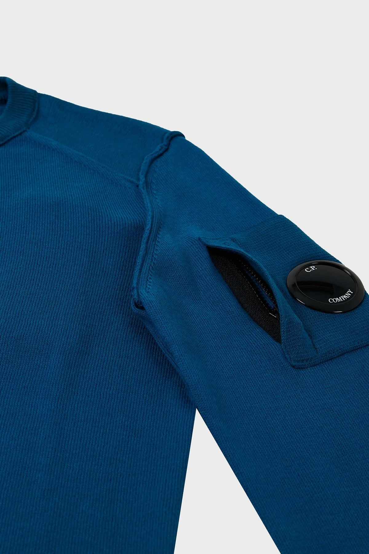 C.P. Company Pamuklu Bisiklet Yaka Çocuk Kazak 10CKKN036 004037A 870 SAKS - 2