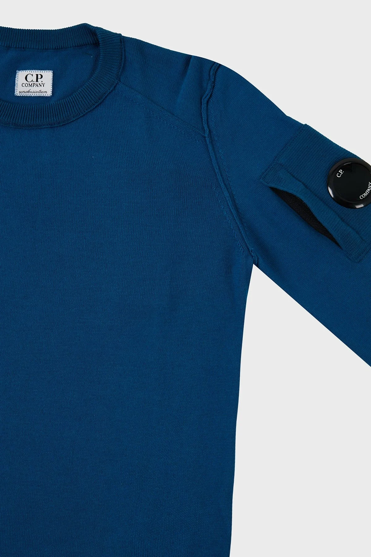 C.P. Company Pamuklu Bisiklet Yaka Çocuk Kazak 10CKKN036 004037A 870 SAKS - 4