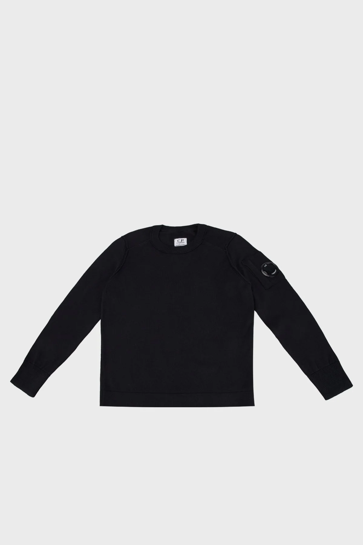 C.P. Company Pamuklu Bisiklet Yaka Çocuk Kazak 10CKKN036 004037A 888 LACİVERT - 5