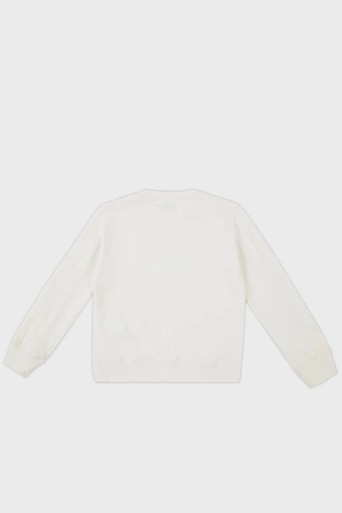 C.P. Company Pamuklu Bisiklet Yaka Çocuk Sweat 10CKSS058 003569W 103 BEYAZ - 3