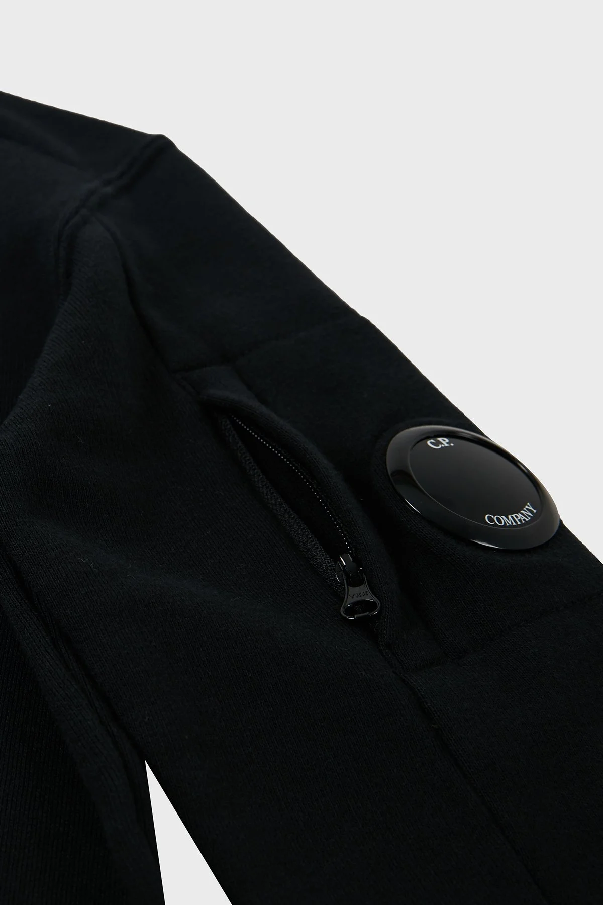 C.P. Company Pamuklu Bisiklet Yaka Çocuk Sweat 10CKSS058 003569W 999 SİYAH - 8