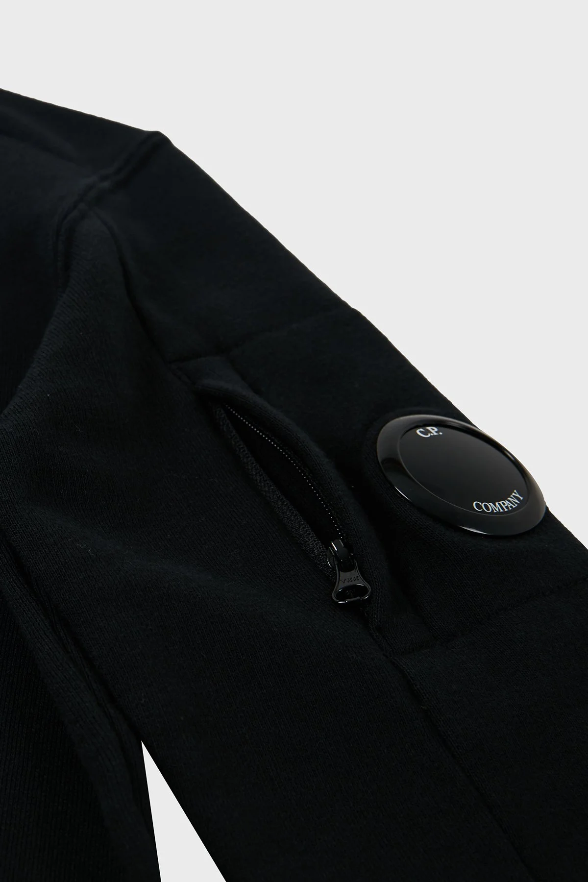 C.P. Company Pamuklu Bisiklet Yaka Çocuk Sweat 10CKSS058 003569W 999 SİYAH - 4