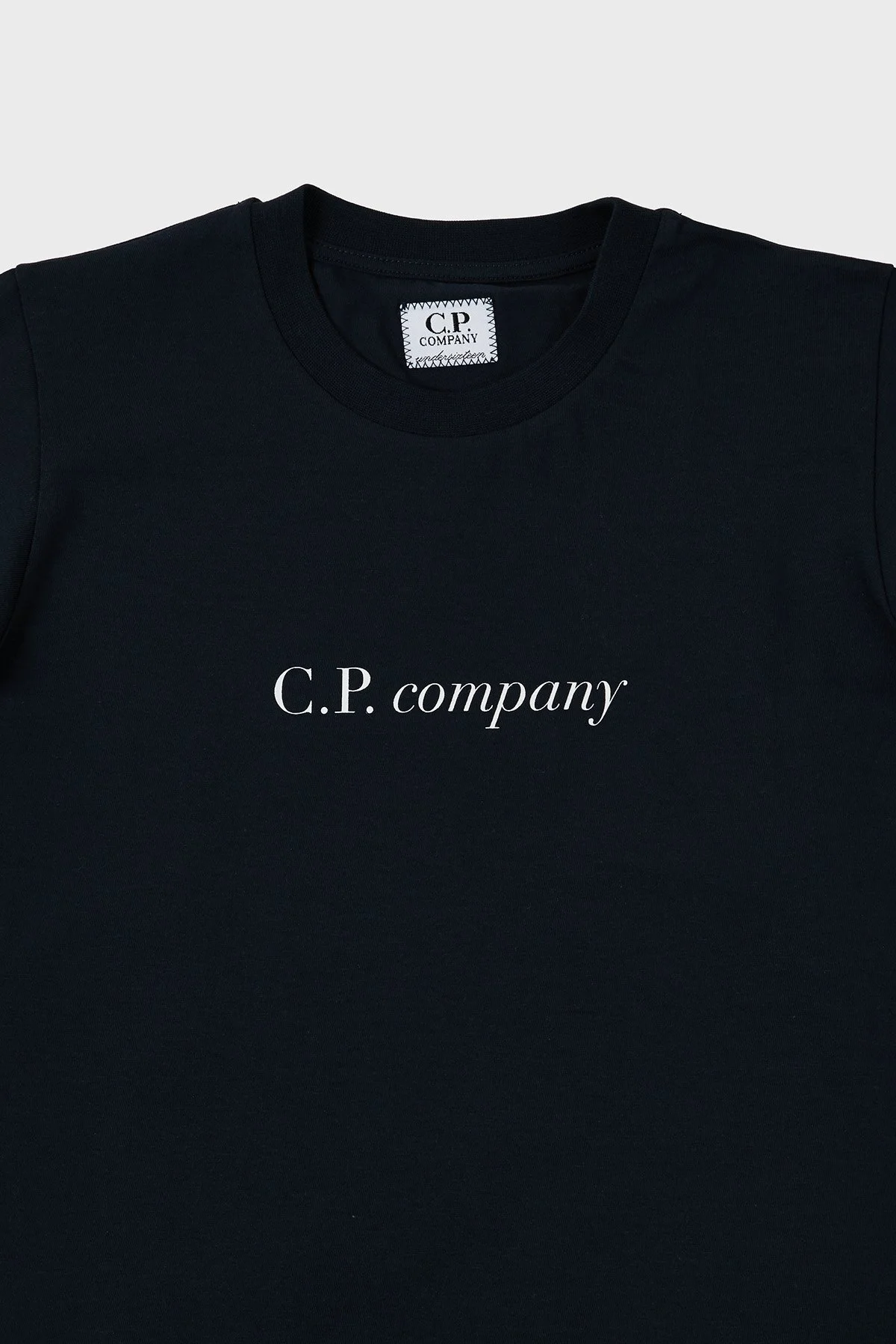 C.P. Company Pamuklu Bisiklet Yaka Çocuk T Shirt 10CKTS048 005792W 888 LACİVERT - 3