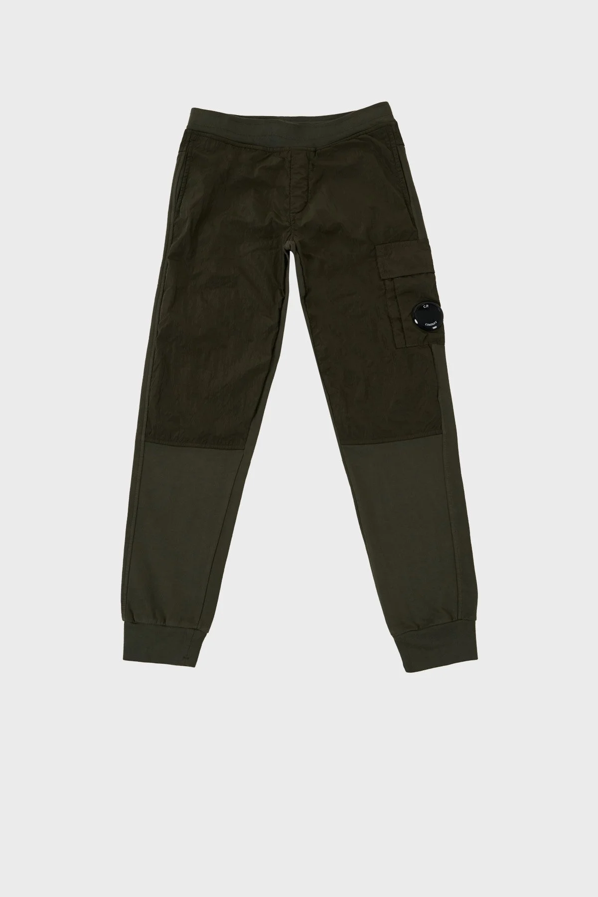 C.P. Company Pamuklu Çocuk Jogger Pantolon 10CKSP028 002246M 683 HAKİ - 1