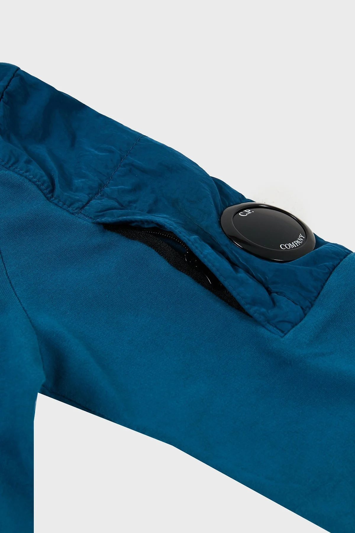 C.P. Company Pamuklu Kapüşonlu Çocuk Sweat 10CKSS027 002246M 870 PETROL - 8