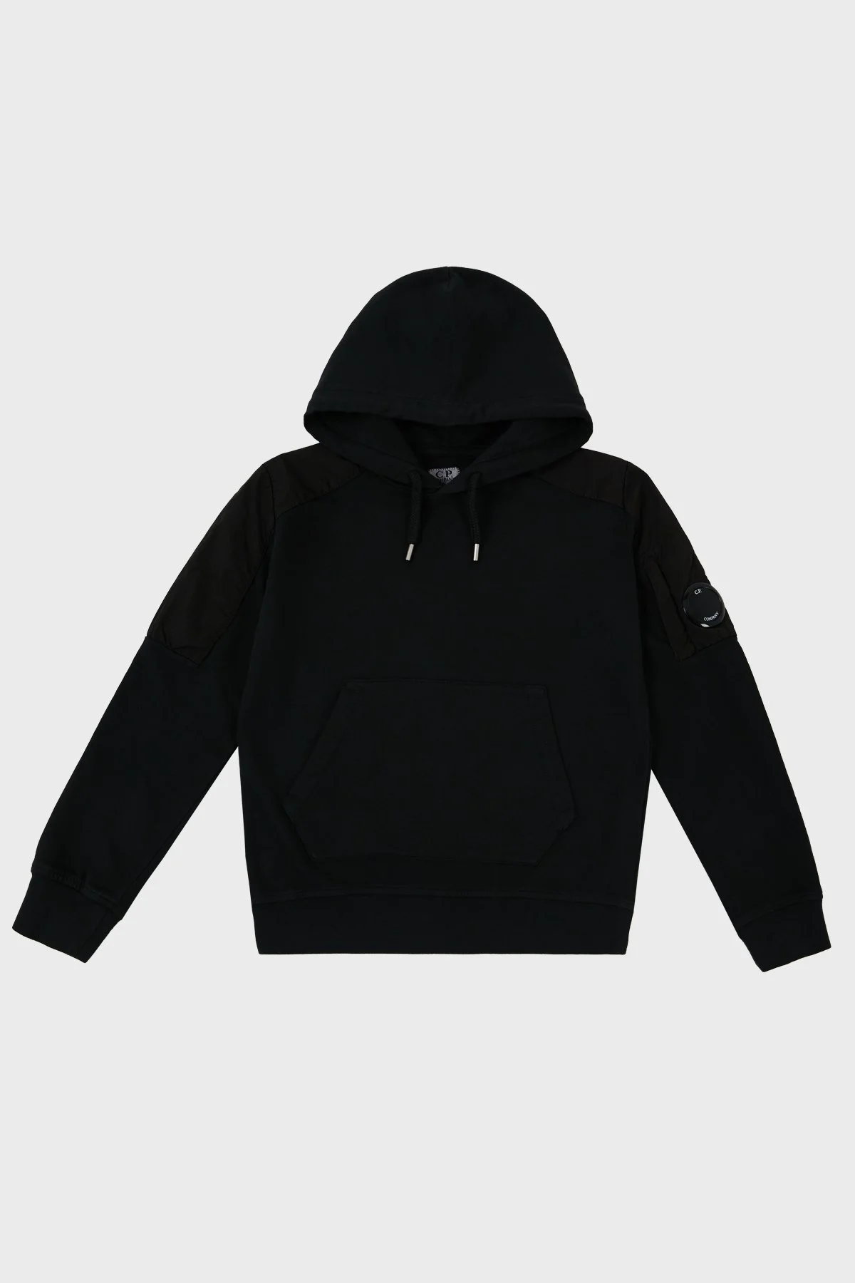 C.P. Company Pamuklu Kapüşonlu Çocuk Sweat 10CKSS027 002246M 999 SİYAH - 1