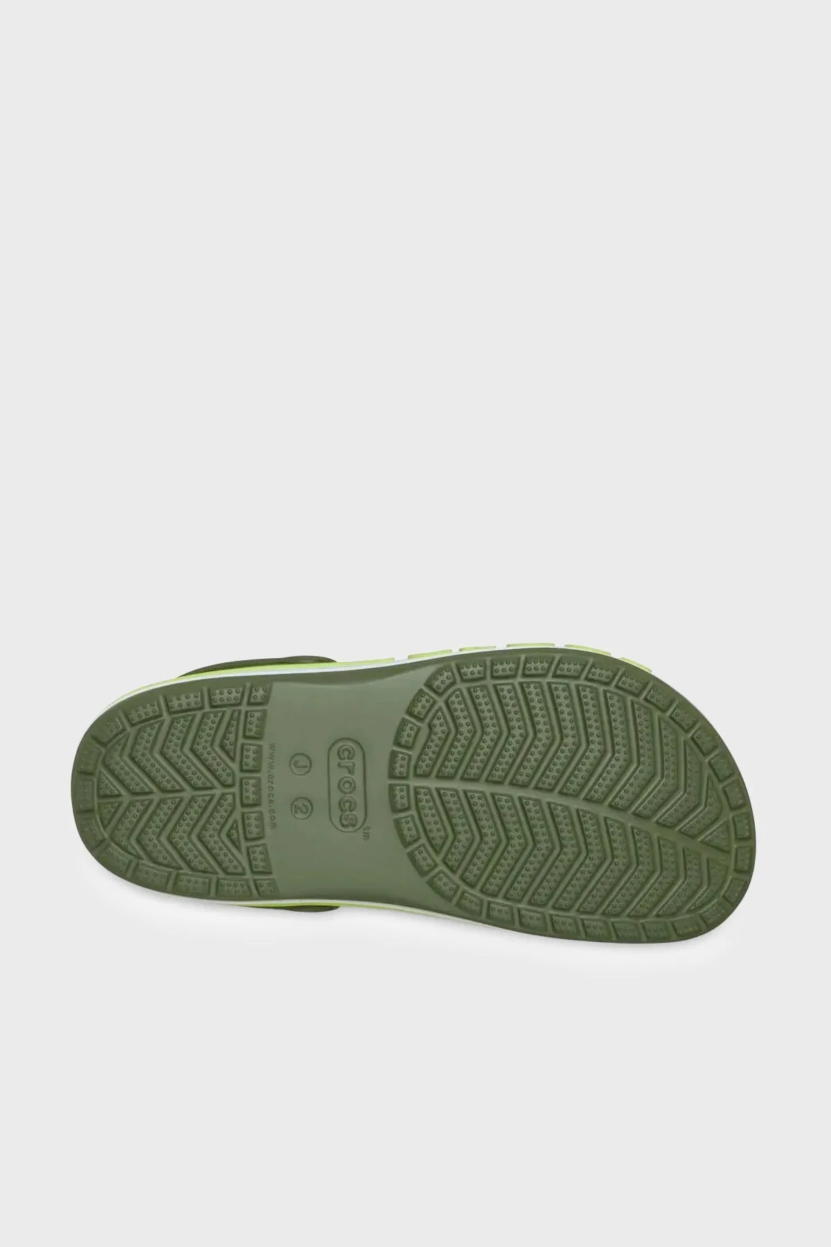 Crocs Bayaband Clog K Logolu Çıkarılabilir Kayışlı Sandalet Unisex Çocuk Terlik 207019-3CB HAKİ - 4