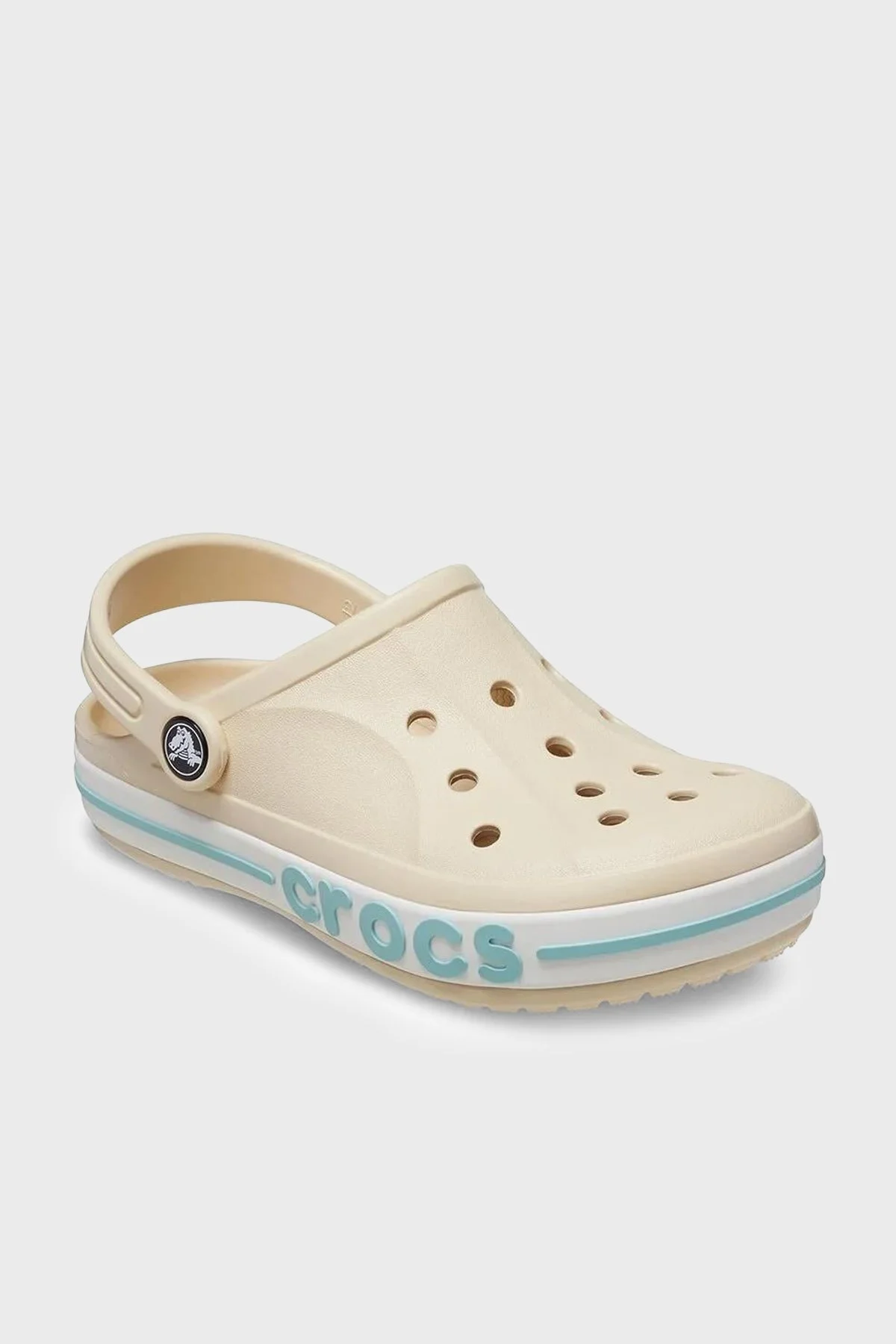 Crocs Bayaband Clog K Logolu Unisex Çocuk Terlik 207019-11S BEYAZ - 3