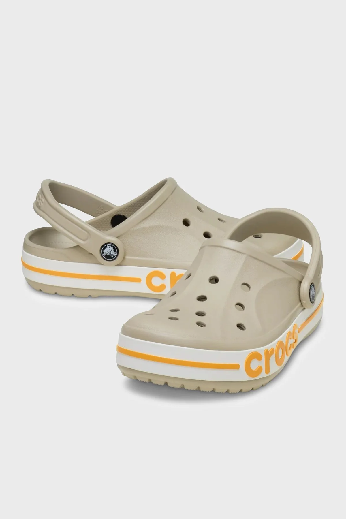 Crocs Bayaband Clog Logolu Çıkarılabilir Kayışlı Kadın Terlik 205089-2V3 TAŞ - 2