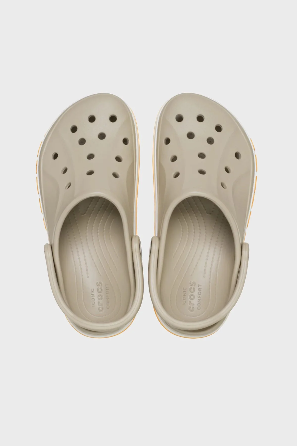 Crocs Bayaband Clog Logolu Çıkarılabilir Kayışlı Kadın Terlik 205089-2V3 TAŞ - 4