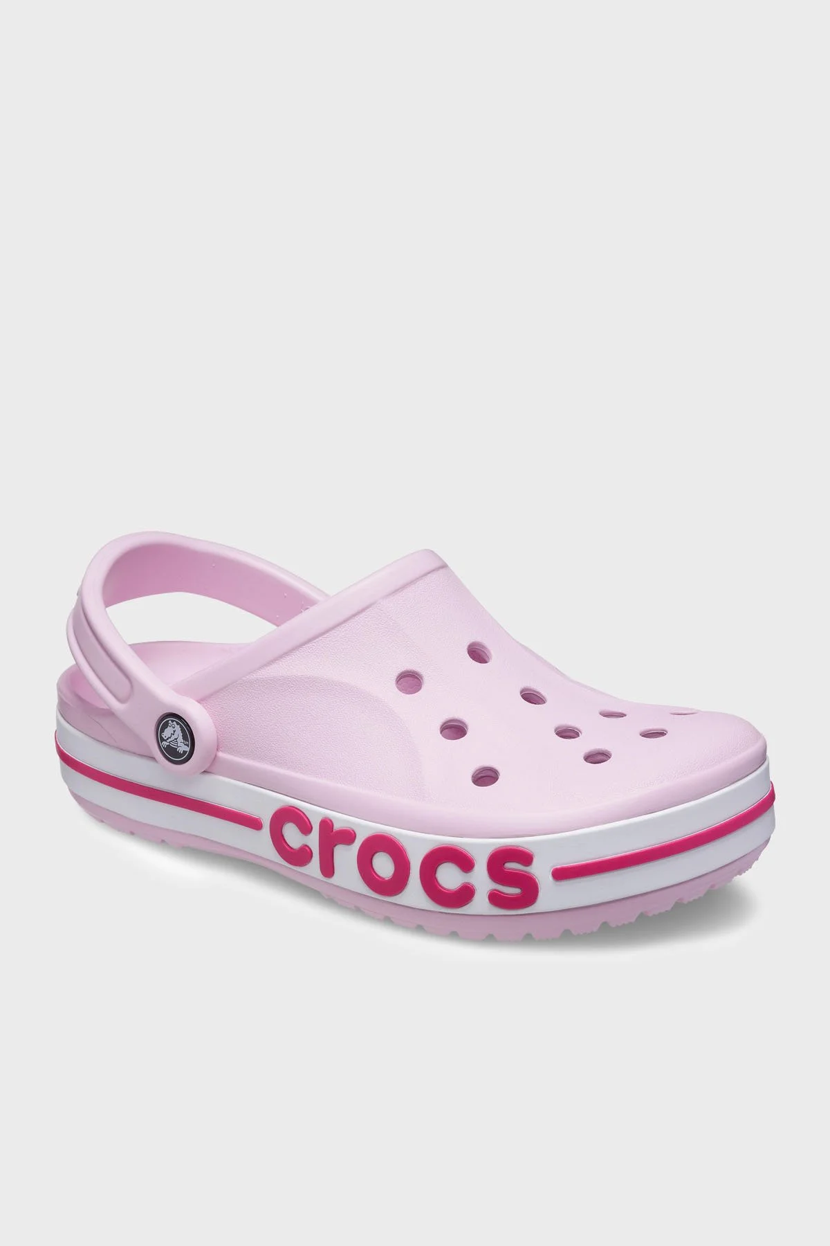 Crocs Bayaband Clog Logolu Kadın Terlik 205089-6TG AÇIK PEMBE - 4
